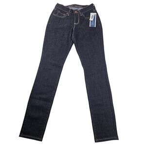 NWT old navy 00 SHORT curvy profile mid rise dark wash jeans straight casual NEW